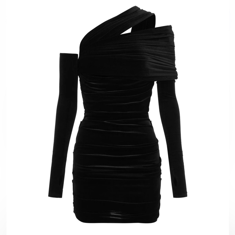 Alex Perry Laken Velvet Dress